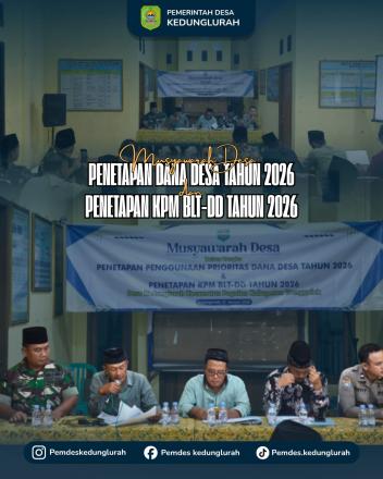 MUSDES Penetapan Penggunaan Dana Desa Tahun 2026 dan Penetapan KPM BLT-DD Tahun 2026